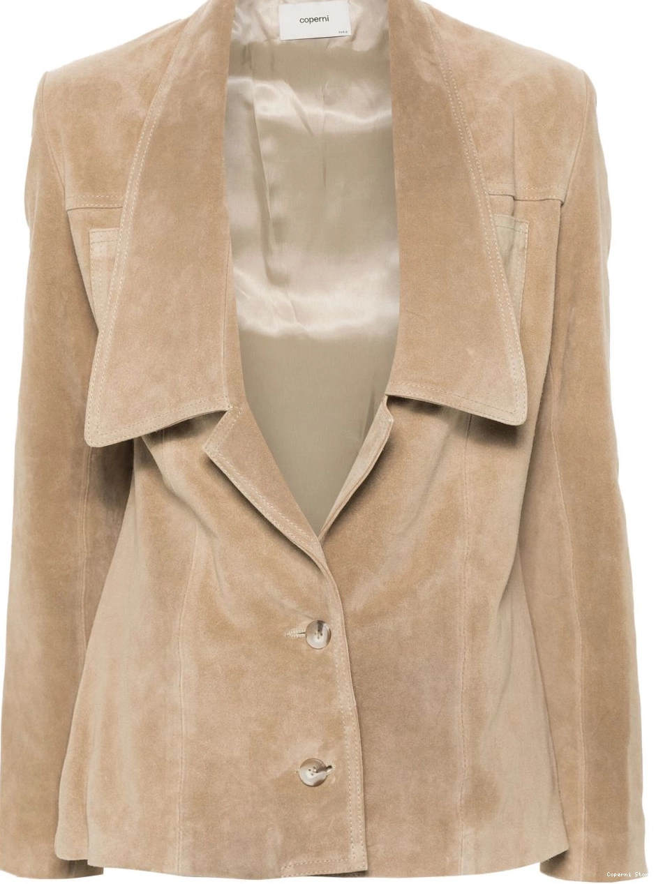 jacket Coperni suede single-breasted Women 0501
